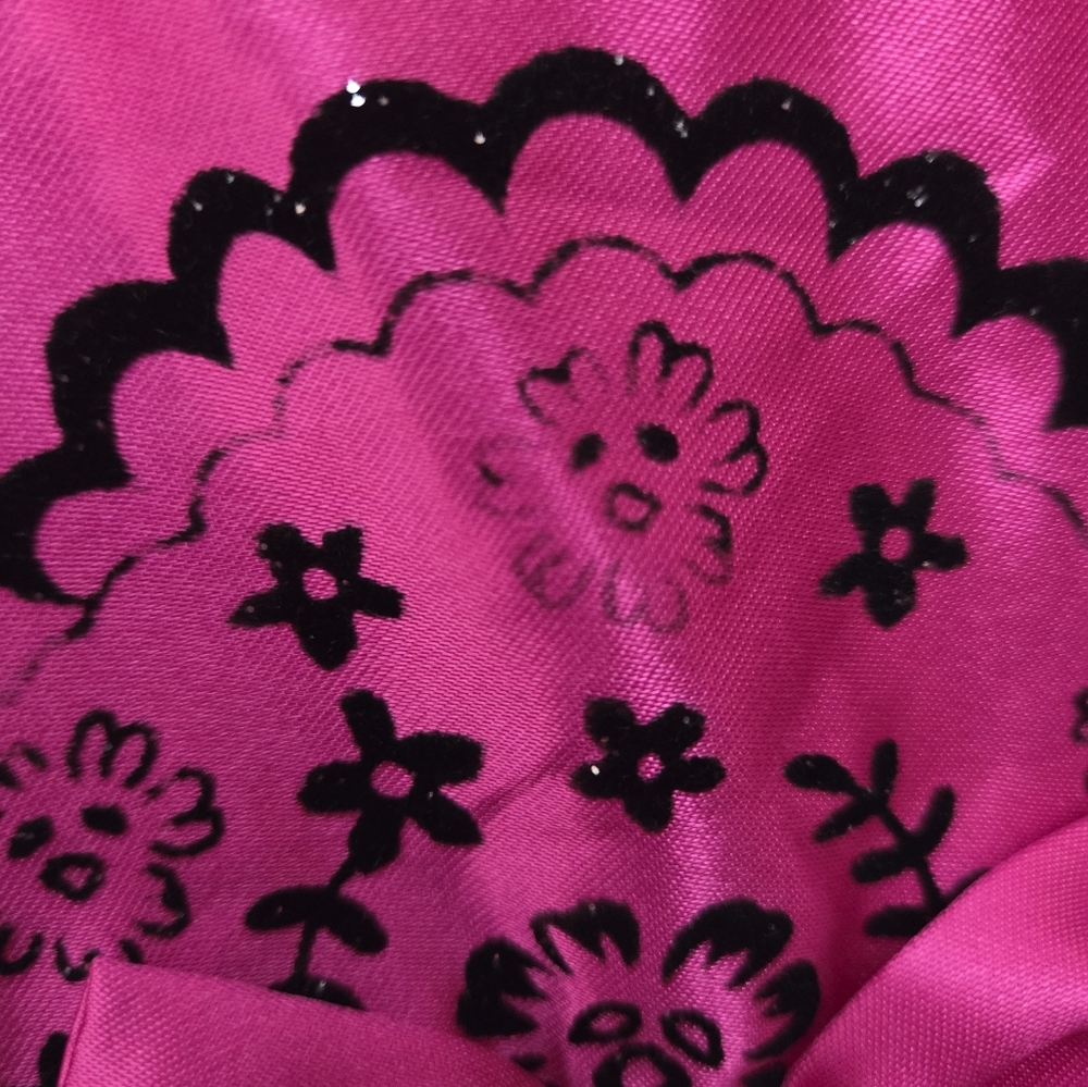 Jona Michelle Pink Black Baby Girl's Dress Size 12M - Picture 3 of 6